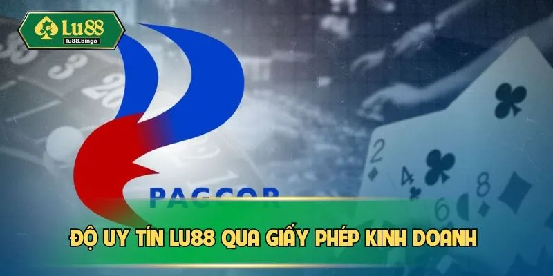 Độ uy tín LU88 qua giấy phép kinh doanh